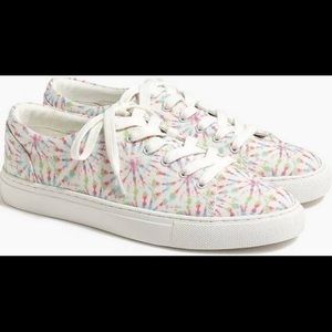 BNWT J. Crew Tie Dye Sneakers